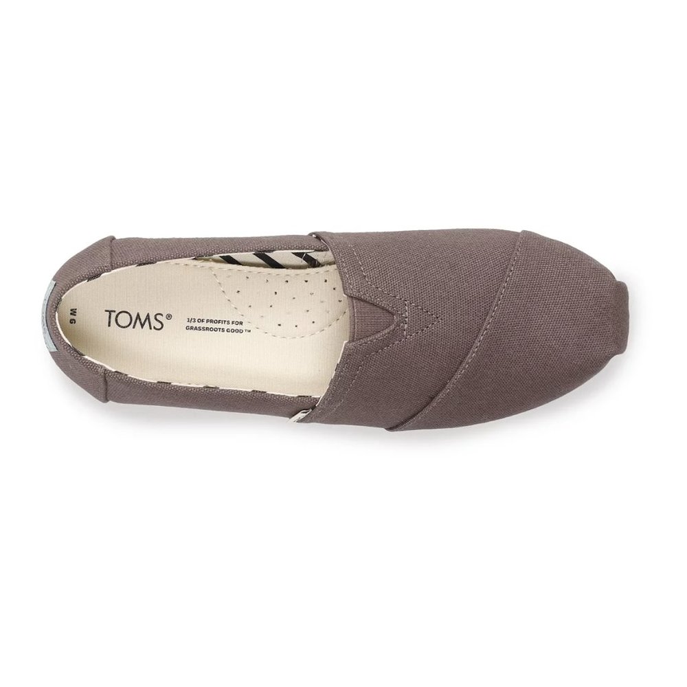 TOMS Women's Alpargata Shoes Color: Ash - Picture 6 of 6